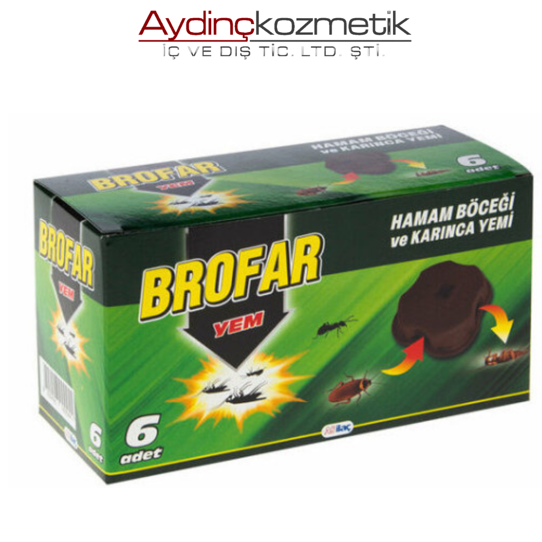 Brofar Hamamböceği ve Karınca Yemi 6'lı