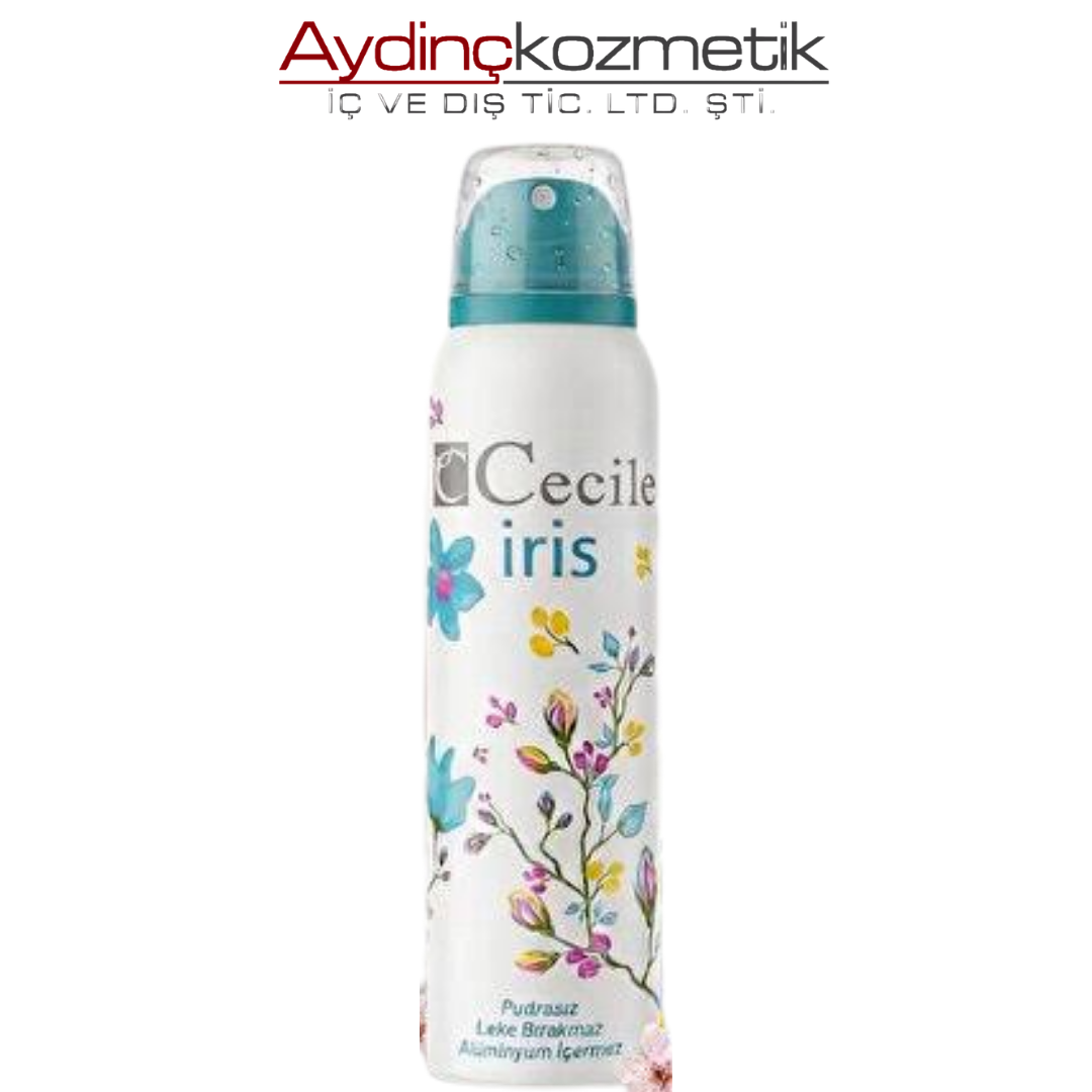 Cecile Deo 150 Ml Iris Aluminyum Icermez