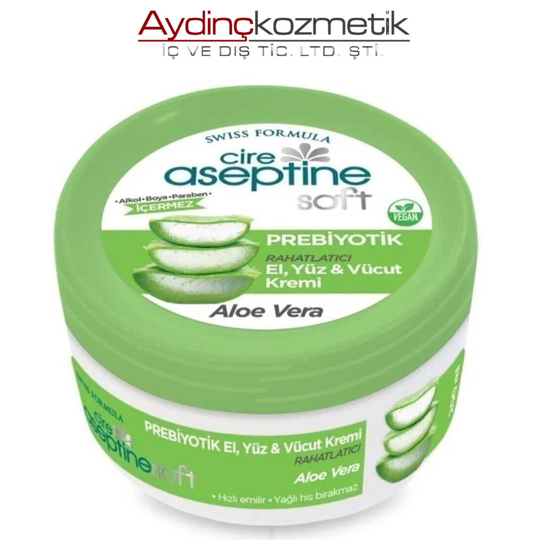 Cire Aseptine Soft Nemlendirici Bakım Kremi Aloevera 30 ml