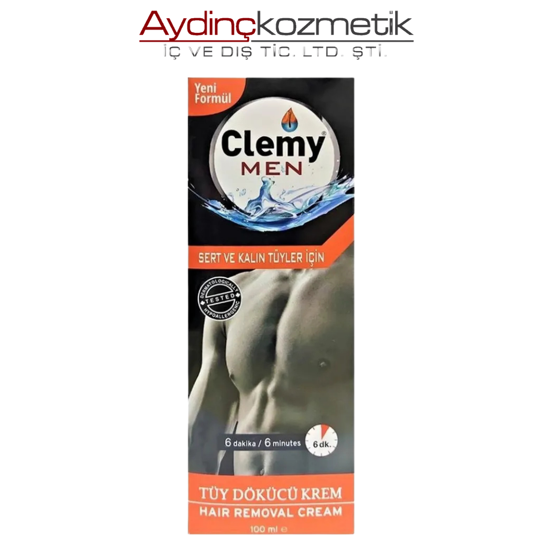 Clemy Tüy Dökücü Krem 100ml Men Sert Ve Kalin Tuy