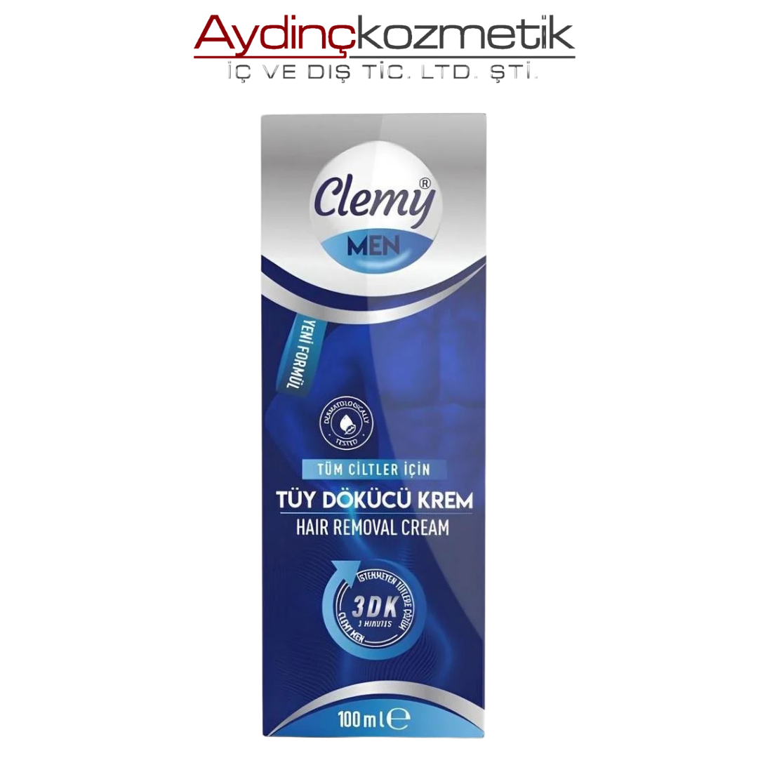 Clemy Tüy Dökücü Krem 100ml Men Tum Ciltler