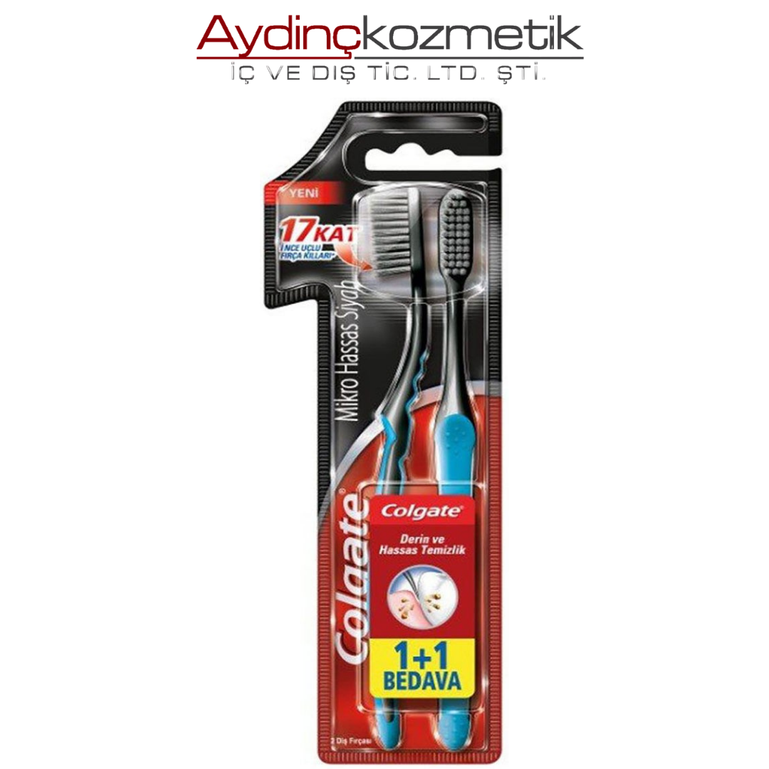 COLGATE FIRÇA MİKRO 1+1 SİYAH