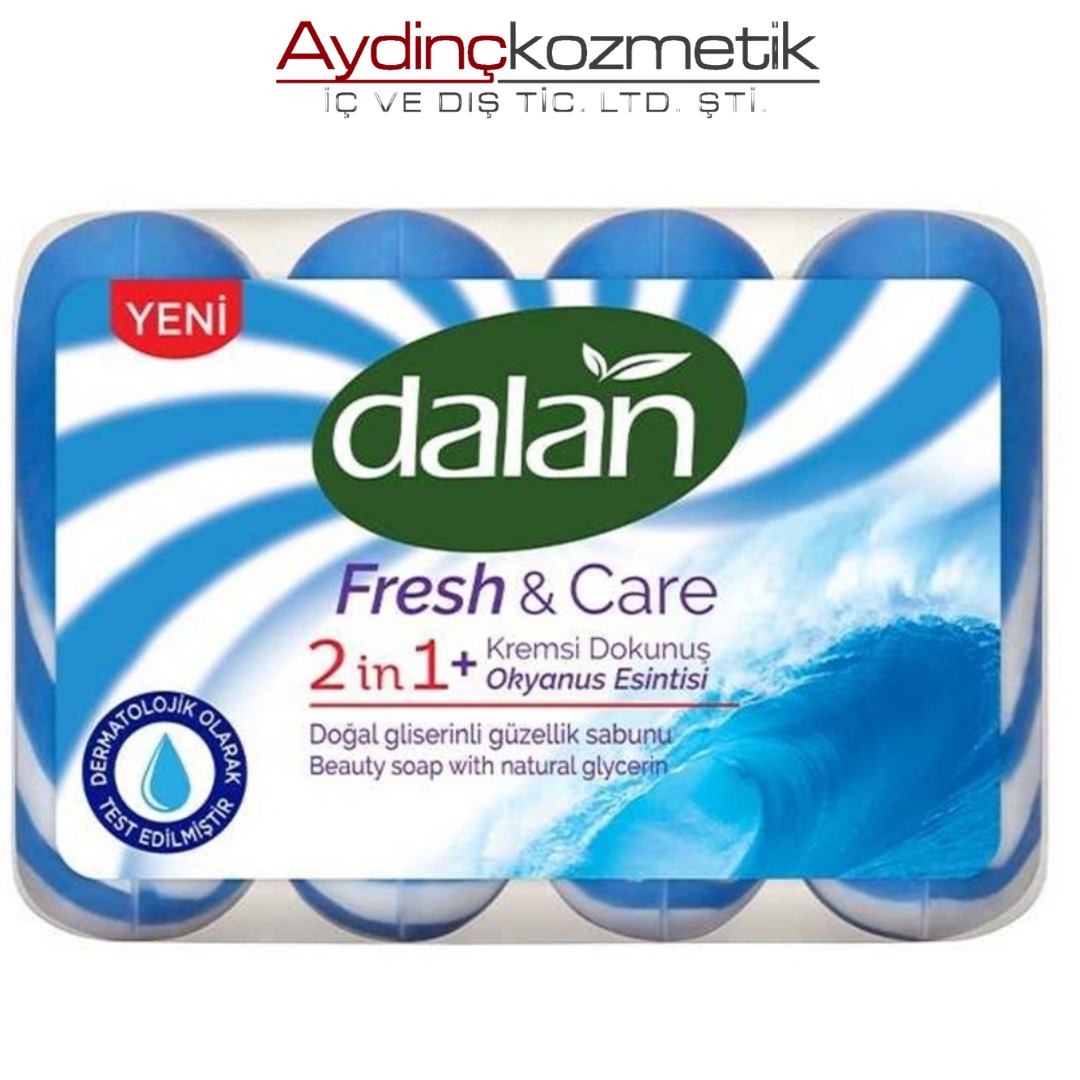 Dalan Fresh & Care 2'i̇n 1 Okyanus Esi̇nti̇si̇ El Sabunu 4'lü 360 Gr