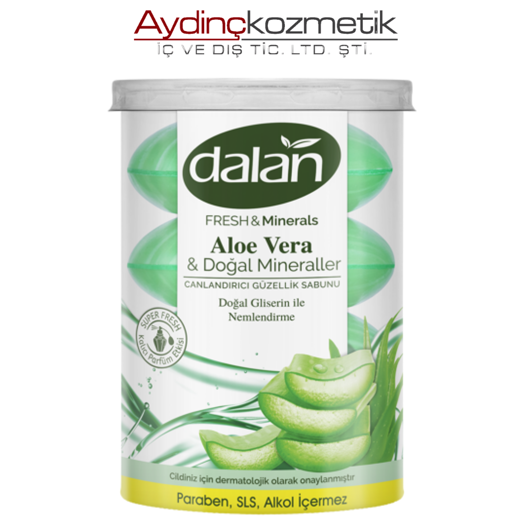 Dalan Fresh Minerals Duş Sabunu Aloe Vera 4 x 110 Gr