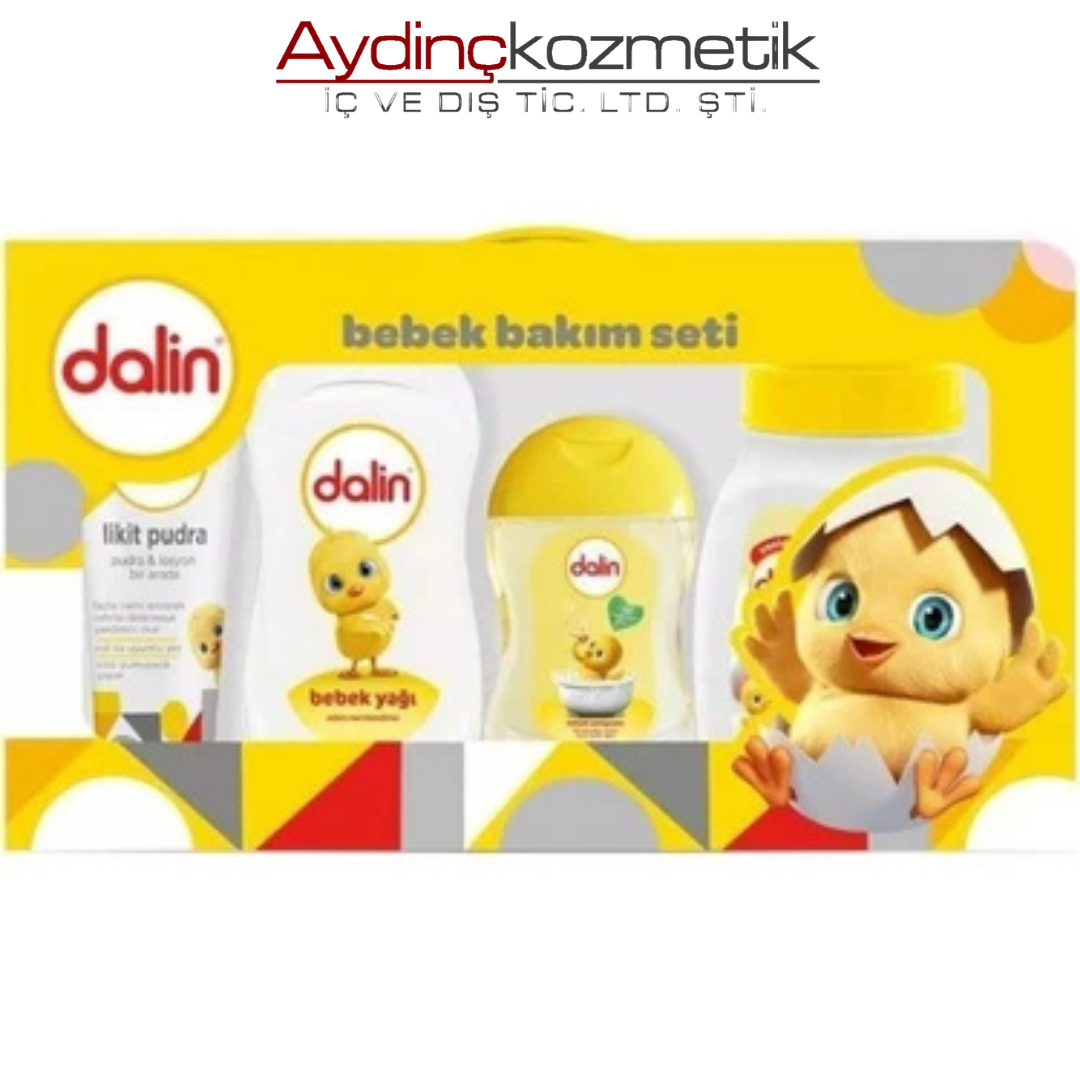 Dalin Bebek Bakım Hediye Seti Likit Pudralı