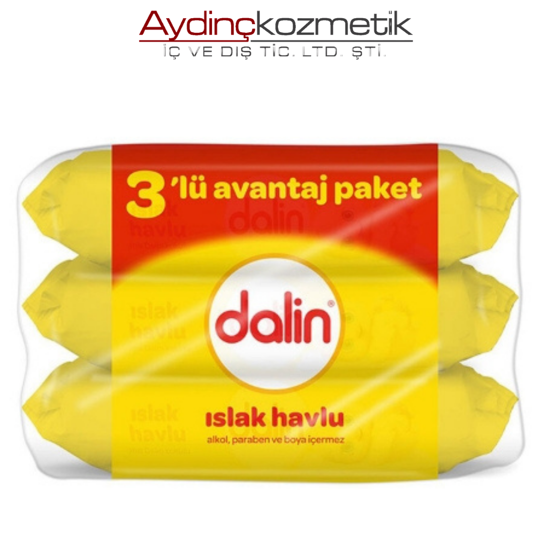 Dalin Ekonomik Islak Havlu 3'lü