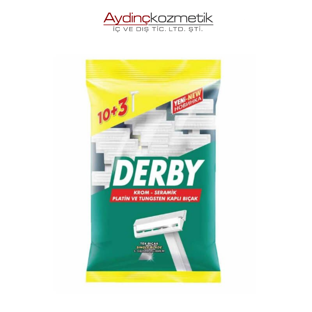 Derby Tıraş Bıçağı Tek Bıçak 13'lü