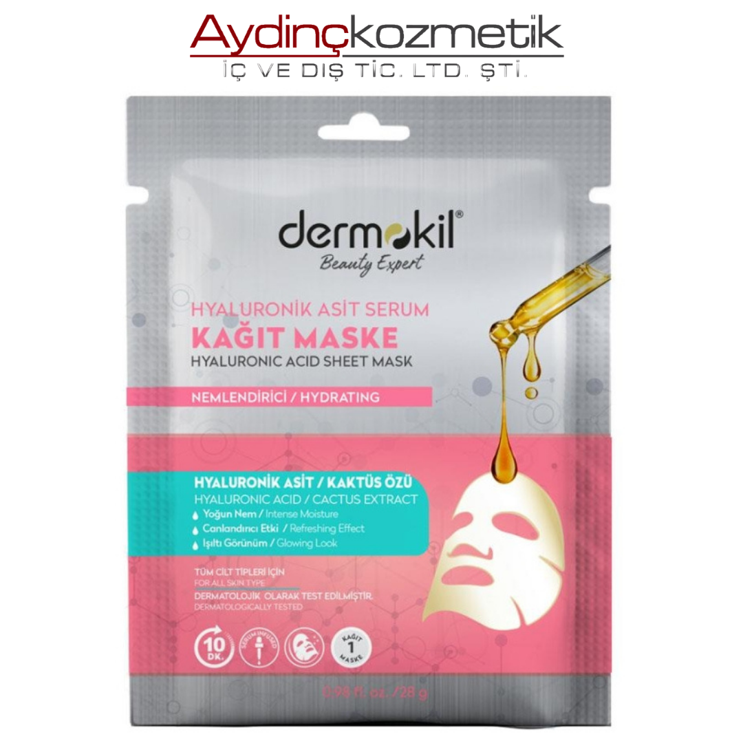 DERMOKIL HYALURONIK ASIT SERUM KAĞIT MASKE 23 GR