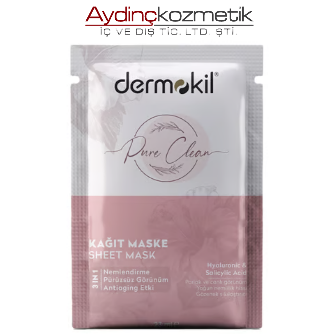DERMOKIL  PURE CLEAN KAĞIT MASKE 23 GR