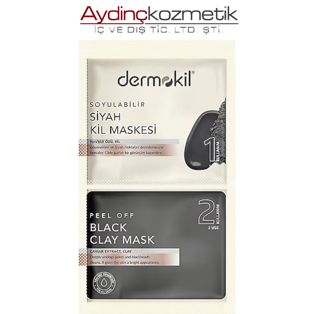 Dermokıl Soyulabilir Siyah  Maske 2* 7.5 Ml