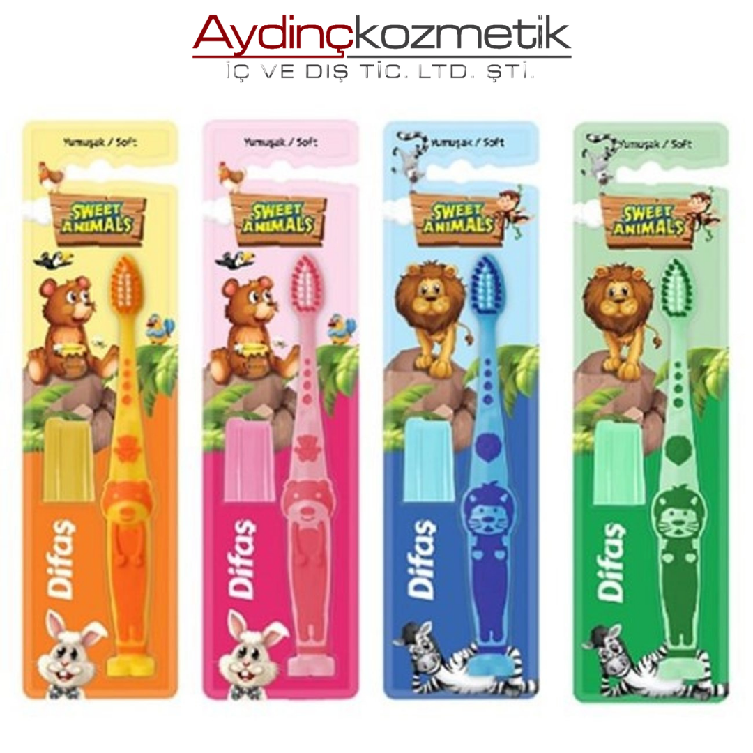 Di̇faş Di̇ş Firçasi Sweet Animals 2li 