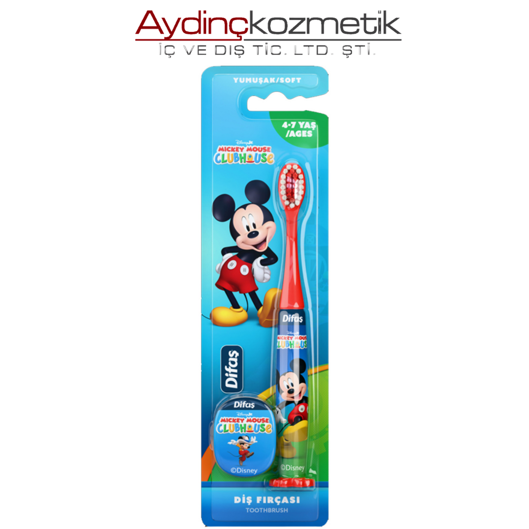 Difaş Çocuk Diş Fırçası Soft 4-7 Yaş Mickey Mouse