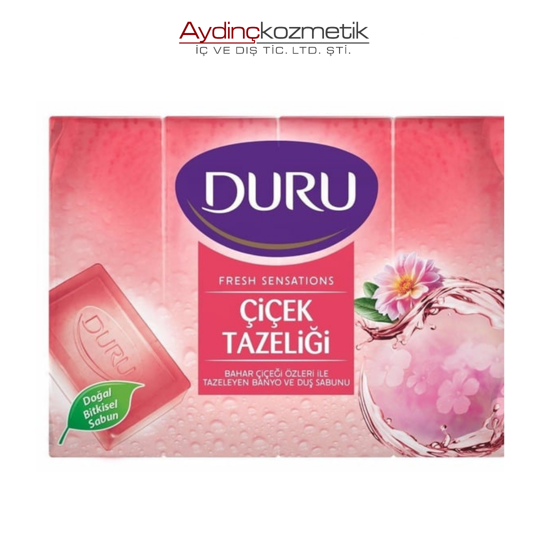 Duru Çiçek Tazeliği Kalıp Sabun 4x150 600g