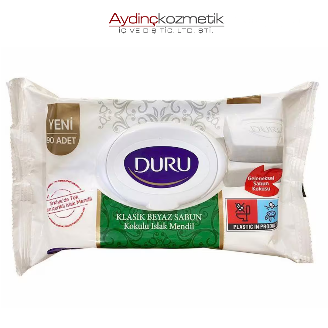 Duru Islak Mendil 50 Li Sabun Kokulu