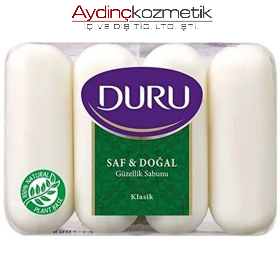 DURU SABUN 4 LÜ SAF&DOĞAL 4X70GR *24 KLASIK