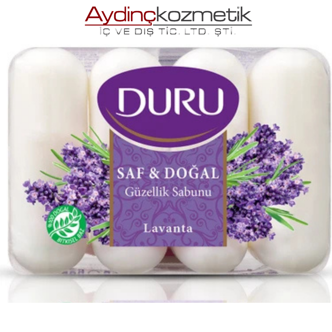 DURU SABUN 4LU SAF&DOGAL 70X4 LAVANTA