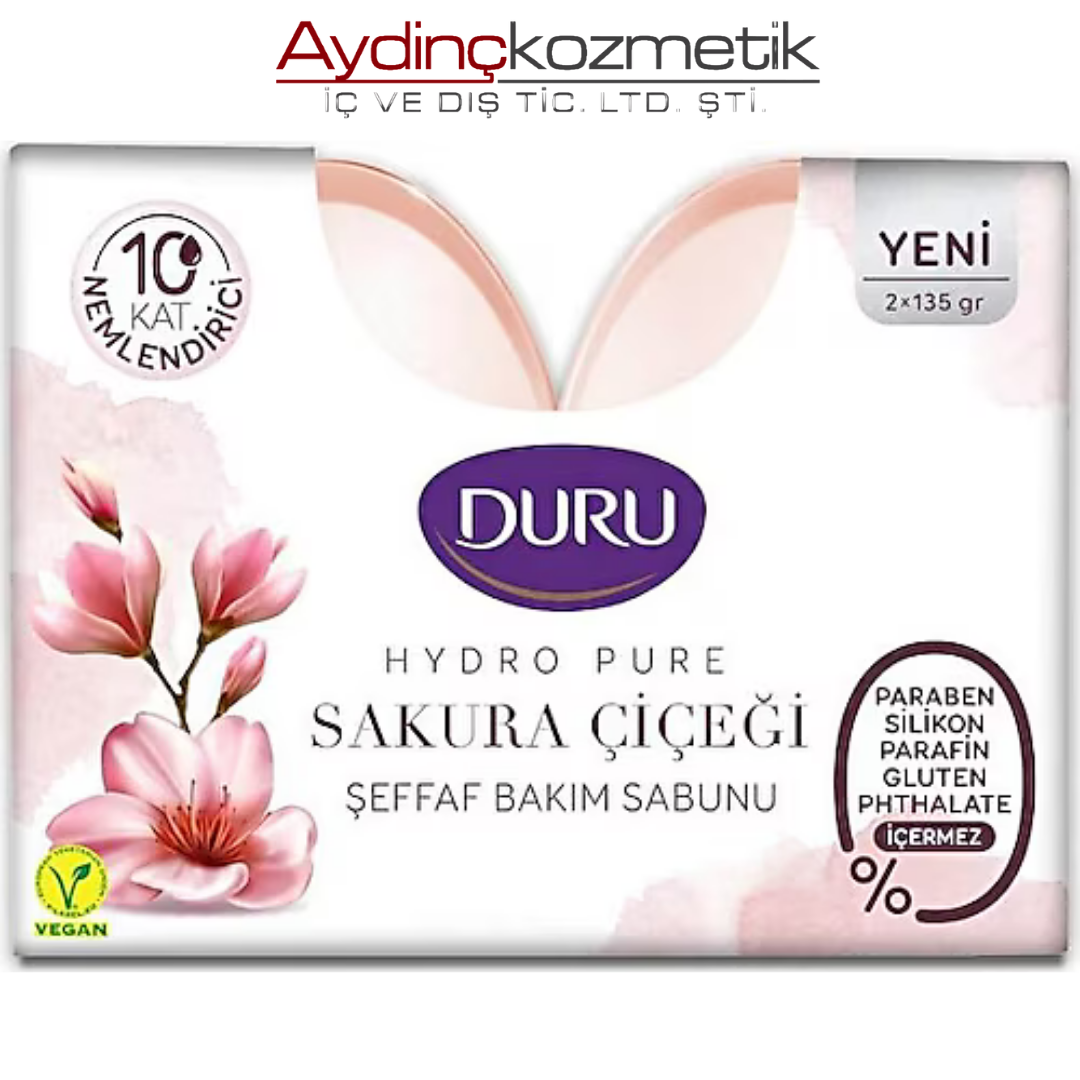 DURU SABUN HYDRO PURE 2X135GR SAKURA
