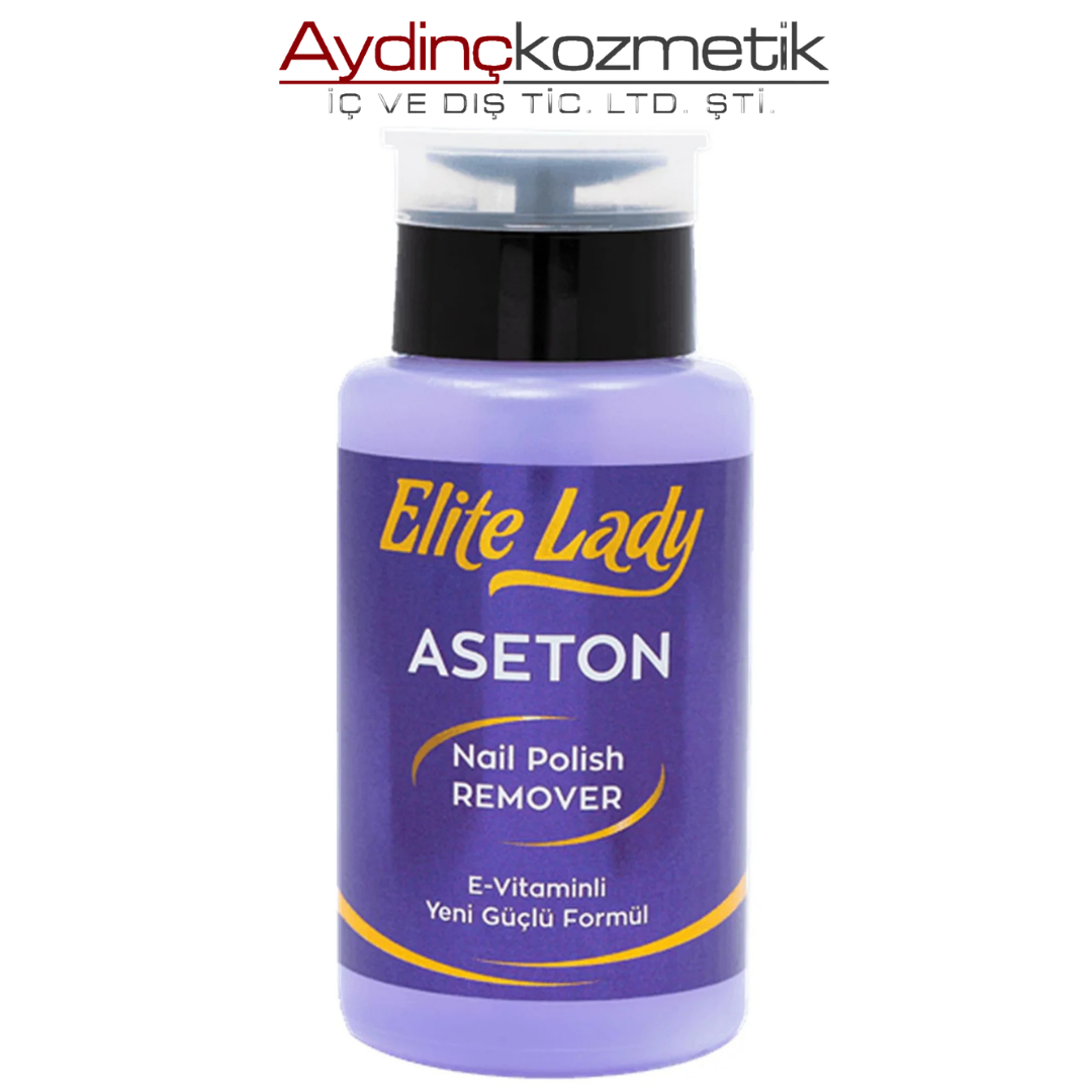 ELİTE LADY ASETON 200 ML E-5 VITAMINLI POMPALI