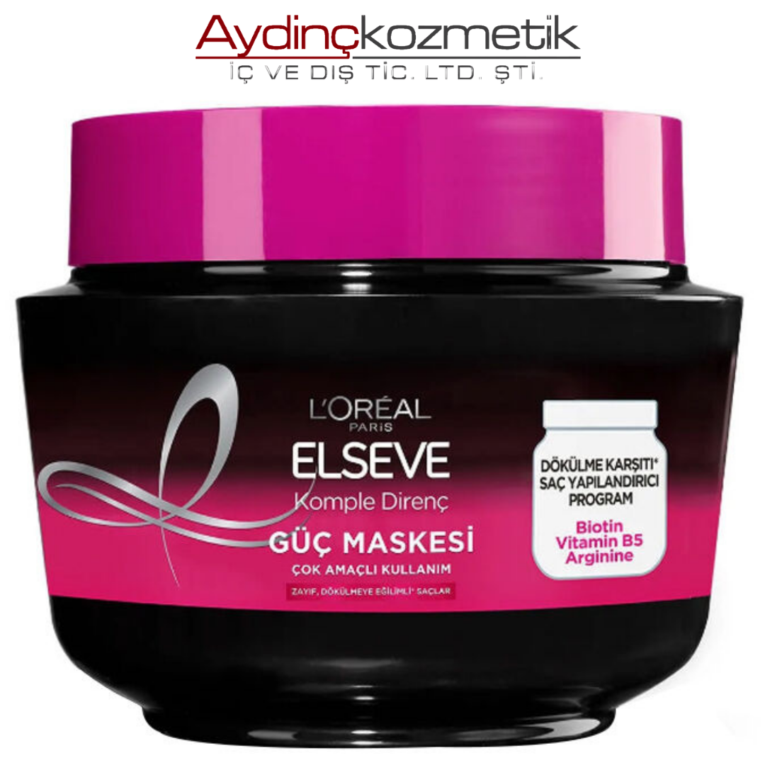 Elseve Saç Maskesi̇ 300 Ml Argi̇ne Di̇rebç X3
