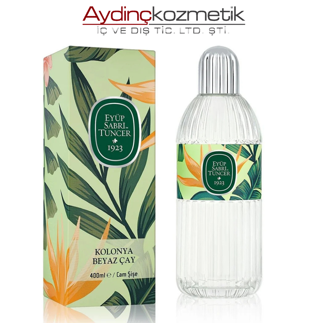 Eyup S.T. Kolonya 400 Ml Beyaz Çay Cam 