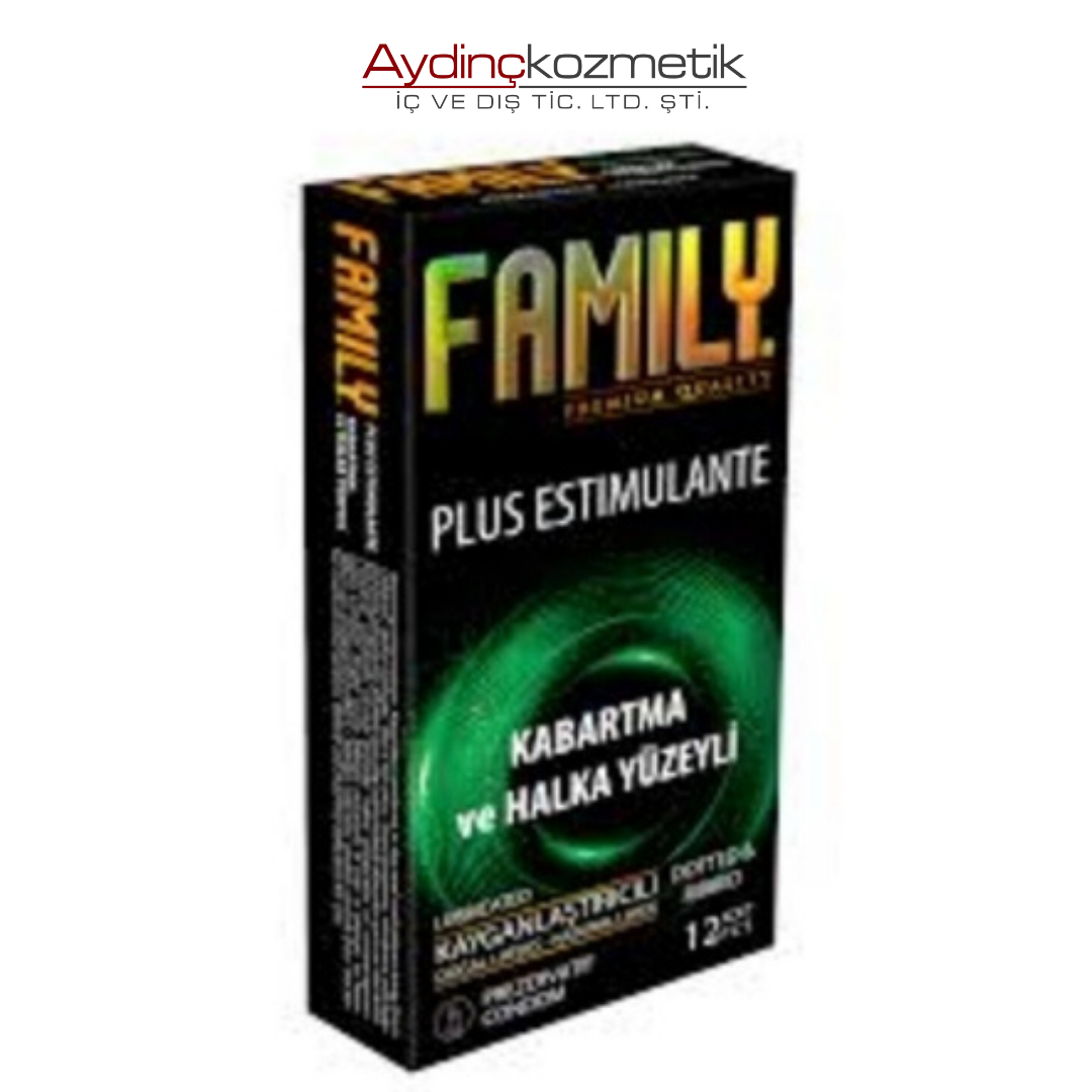 Family Prezervatif Kabartma Yüzeyli 12'Li