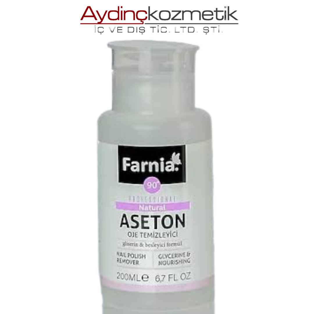 Farnia Aseton 200Ml Pompalı Naturel 