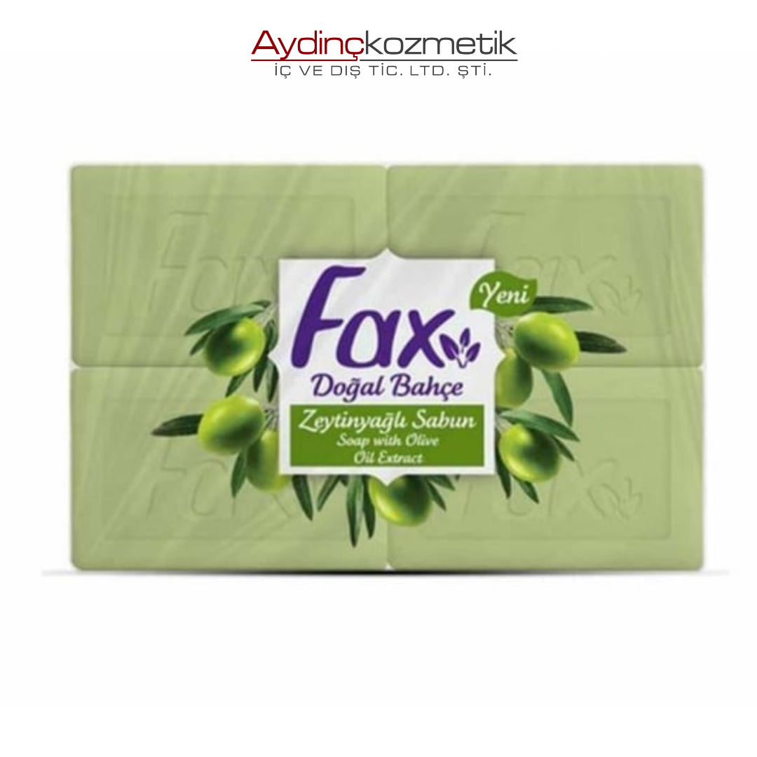 Fax Sabun Doğal 4'Lü 500gr Zeytin Yağlı 