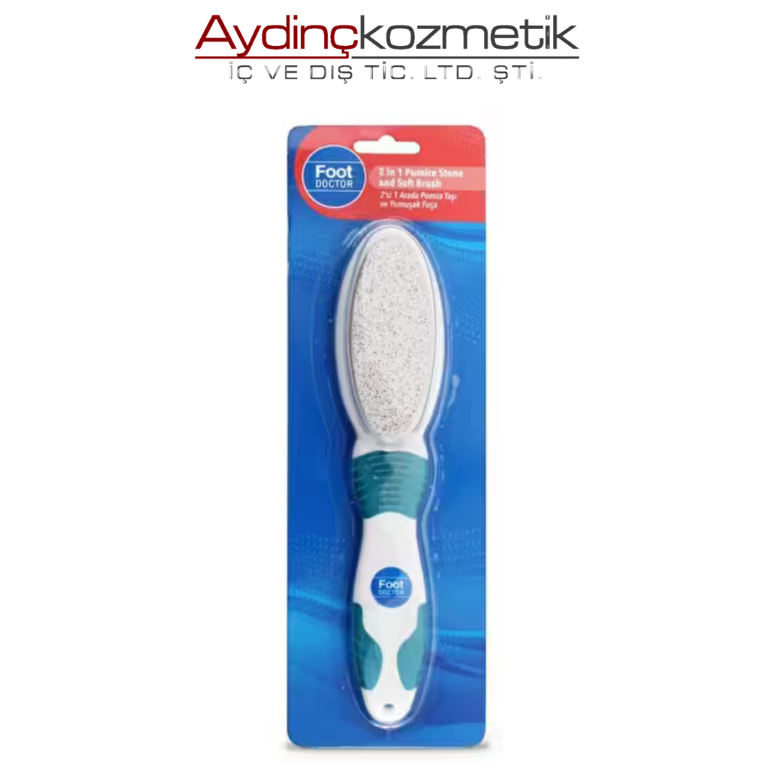 Foot Doctor 2 Si 1 Arada Pomza Taşı ve Ayak Fırçası
