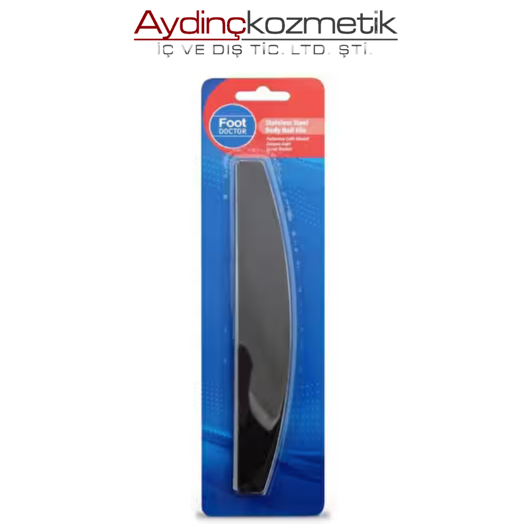 Foot Doctor Paslanmaz Çelik Gövdeli Zımpara Kaplı Tırnak Törpüsü