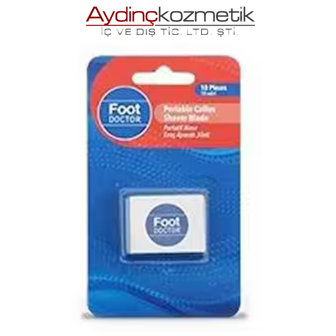 Foot Doctor Portatif Nasır Tıraş Aparatı Jileti 10'lu
