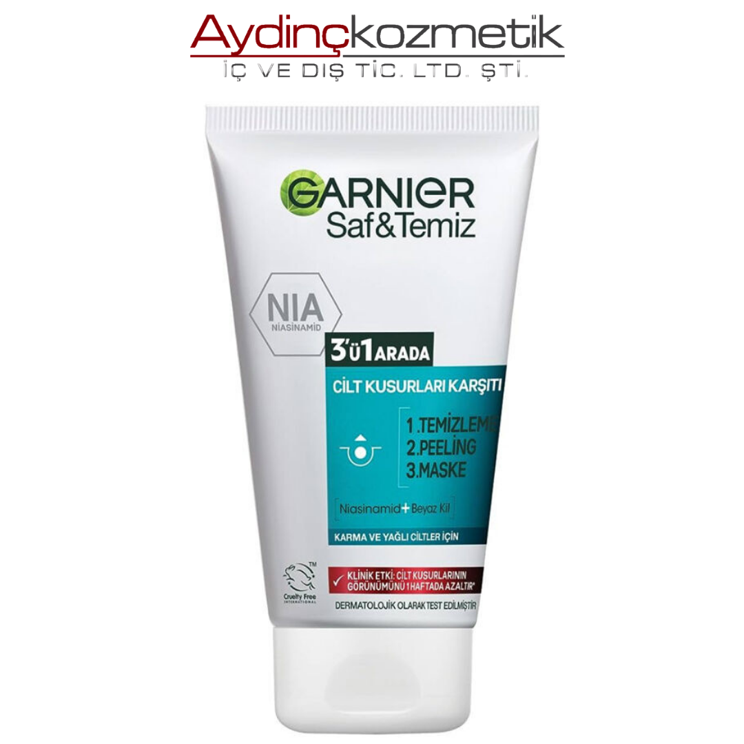 Garnier 3 İn 1 Peeli̇ng Maske