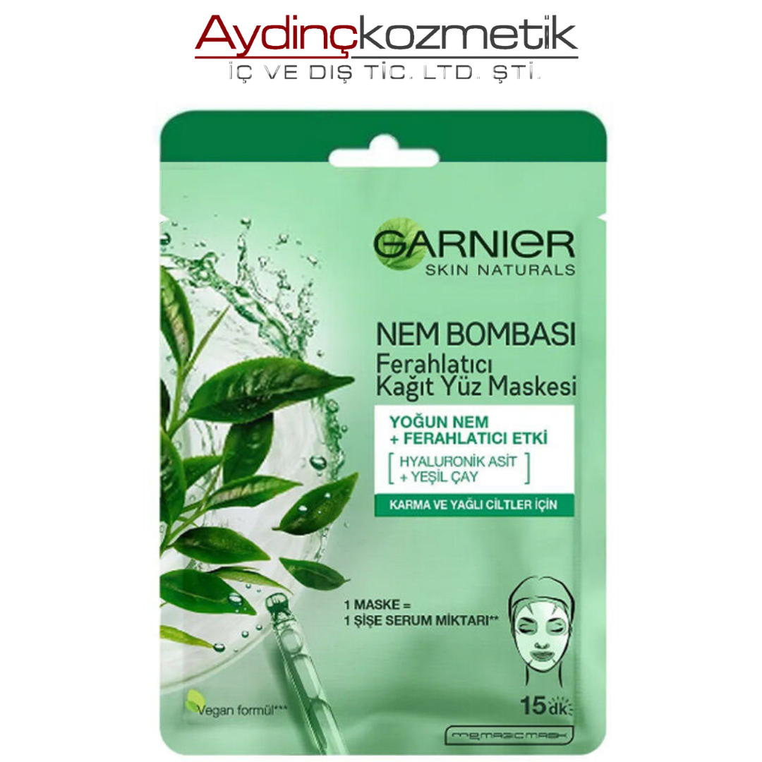 Garnier Kagit Maske Serum Ferahlatici 
