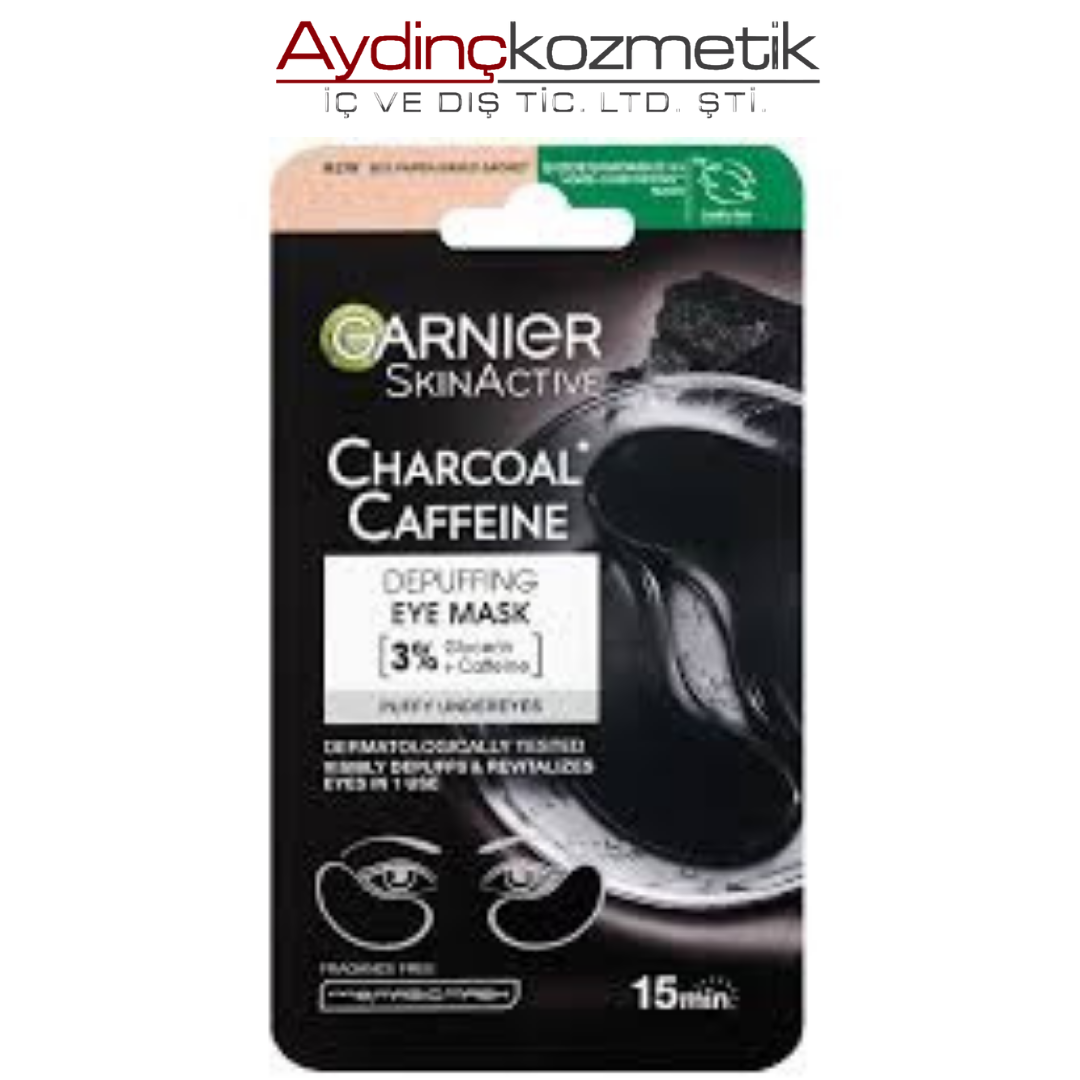 Garnier Maske Kömür+kafein Göz 