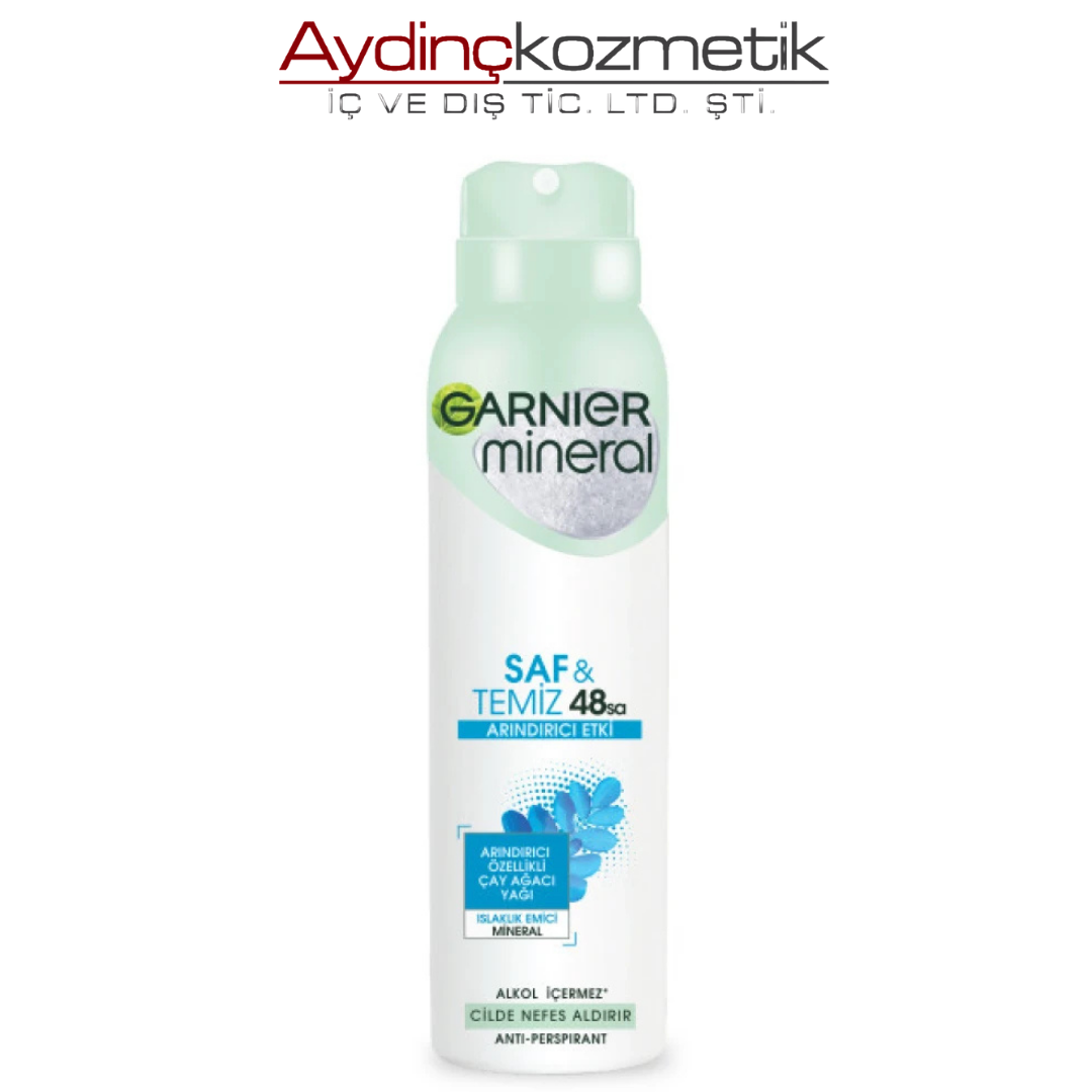 Garnier Mi̇nerals Deo 150ml Saf Temi̇z