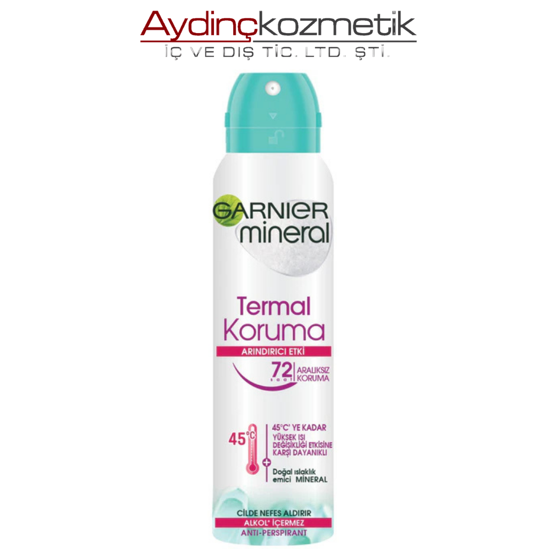Garnier Mi̇nerals Deo 150ml Termal Koruma