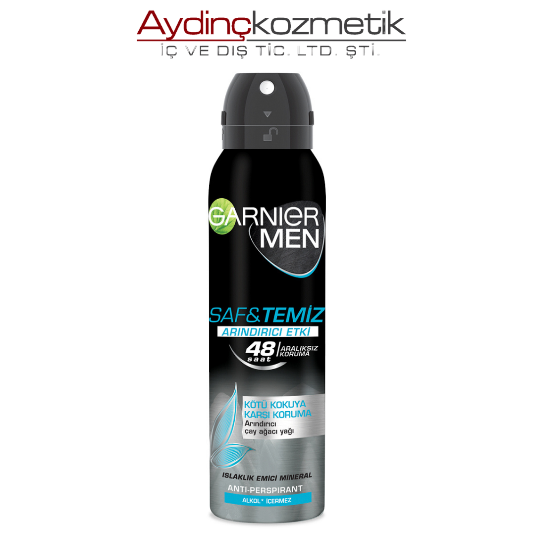 Garnier Mi̇nerals Deo Men 150ml Saf Temi̇z