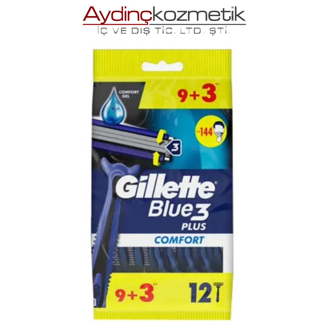 Gi̇llette Blue 3 Comfort 3lü Poset