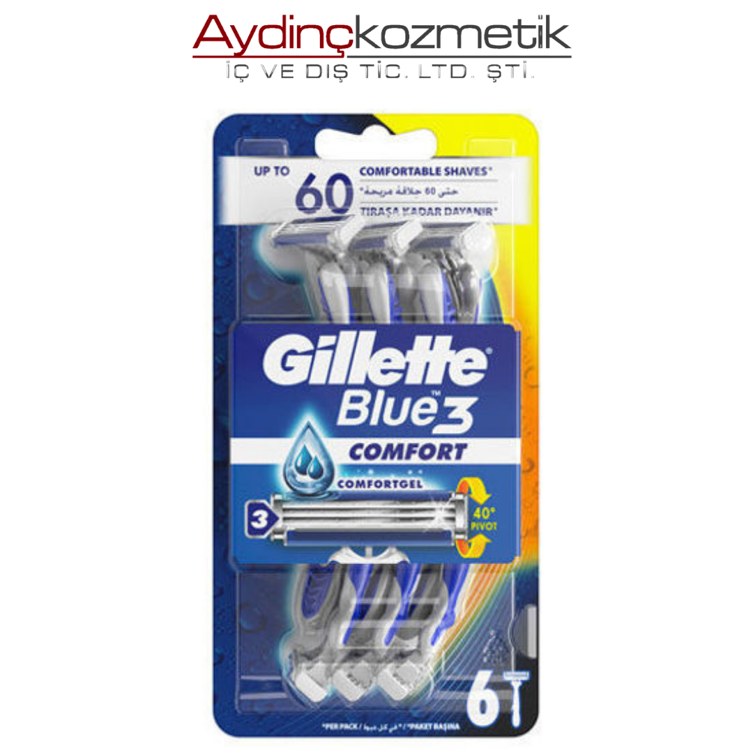 Gi̇llette Blue 3 Comfort 6li