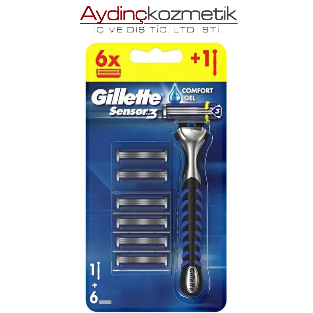 Gilette Sensor3 Makine + 6 Yedek