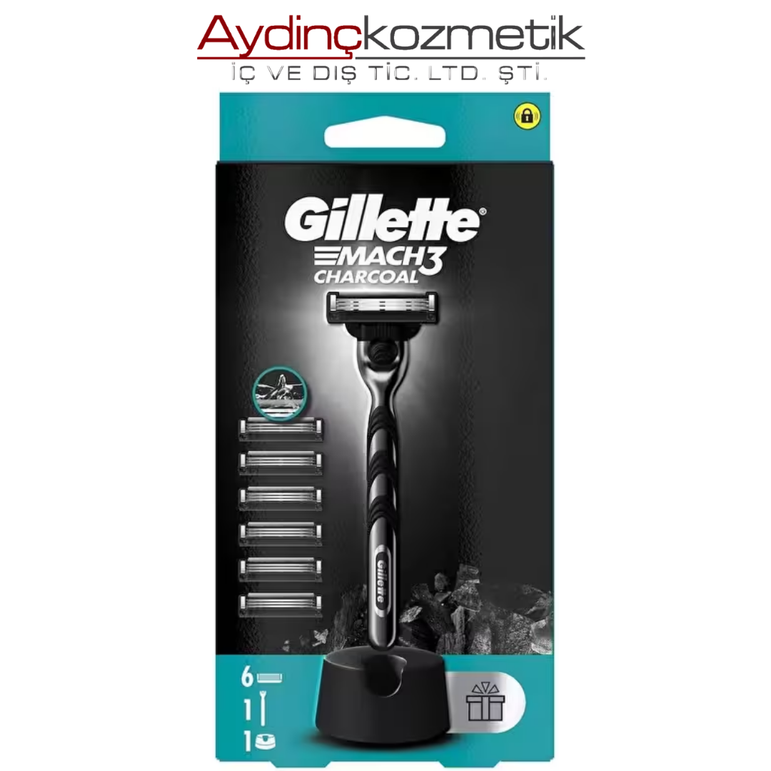 Gıllette Mach3 Charcoal 