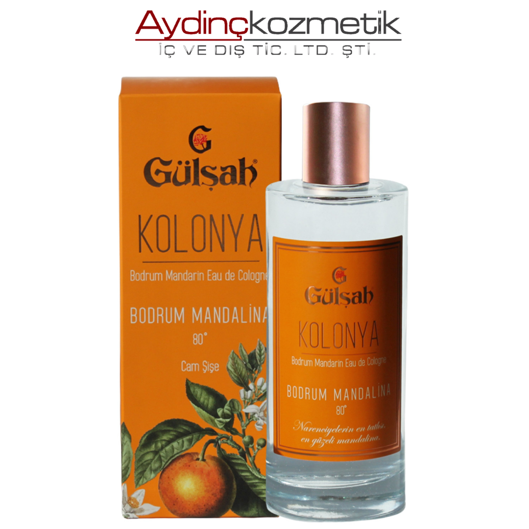 Gülşah Kolonya 250ml Cam Mandali̇na 