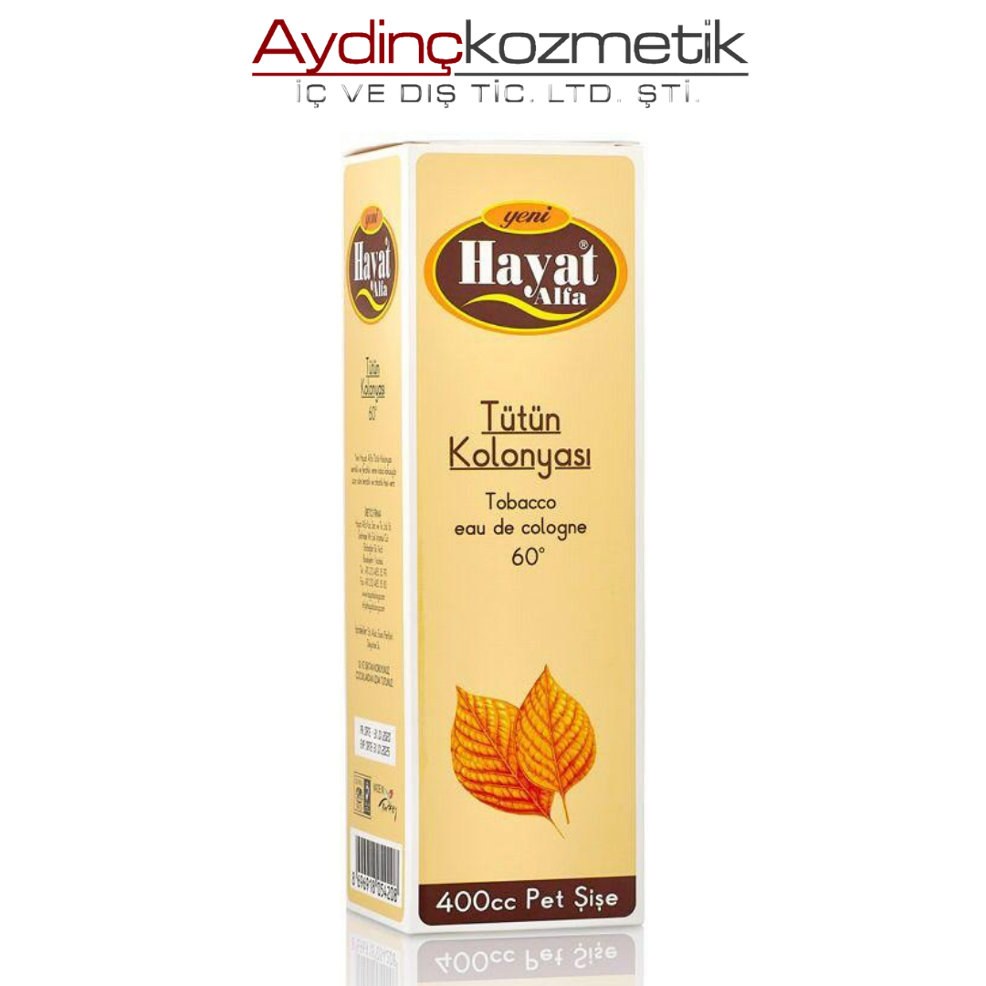 Hayat Kolonya 400 Ml Tütün Pet Şi̇şe