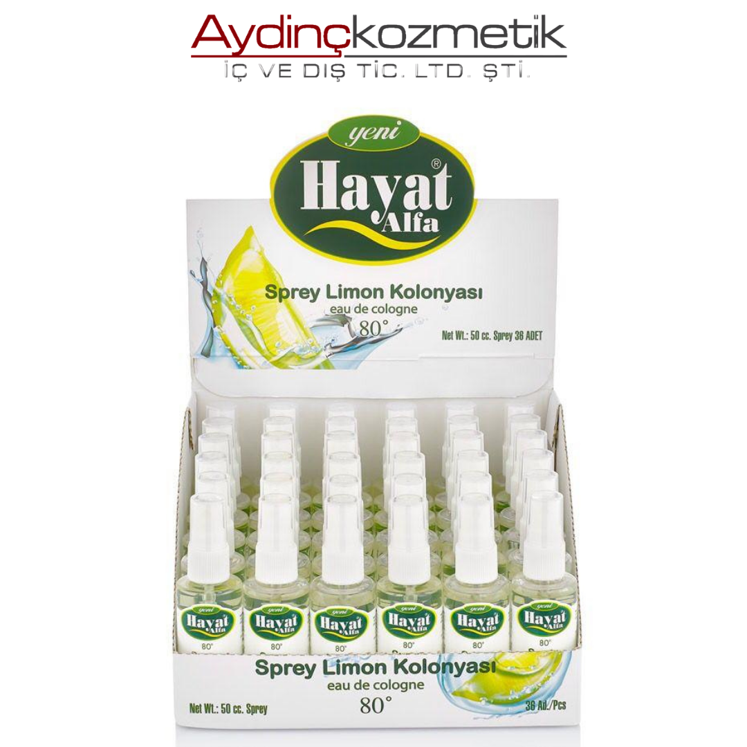 Hayat Kolonya 50ml Li̇mon Sprey 