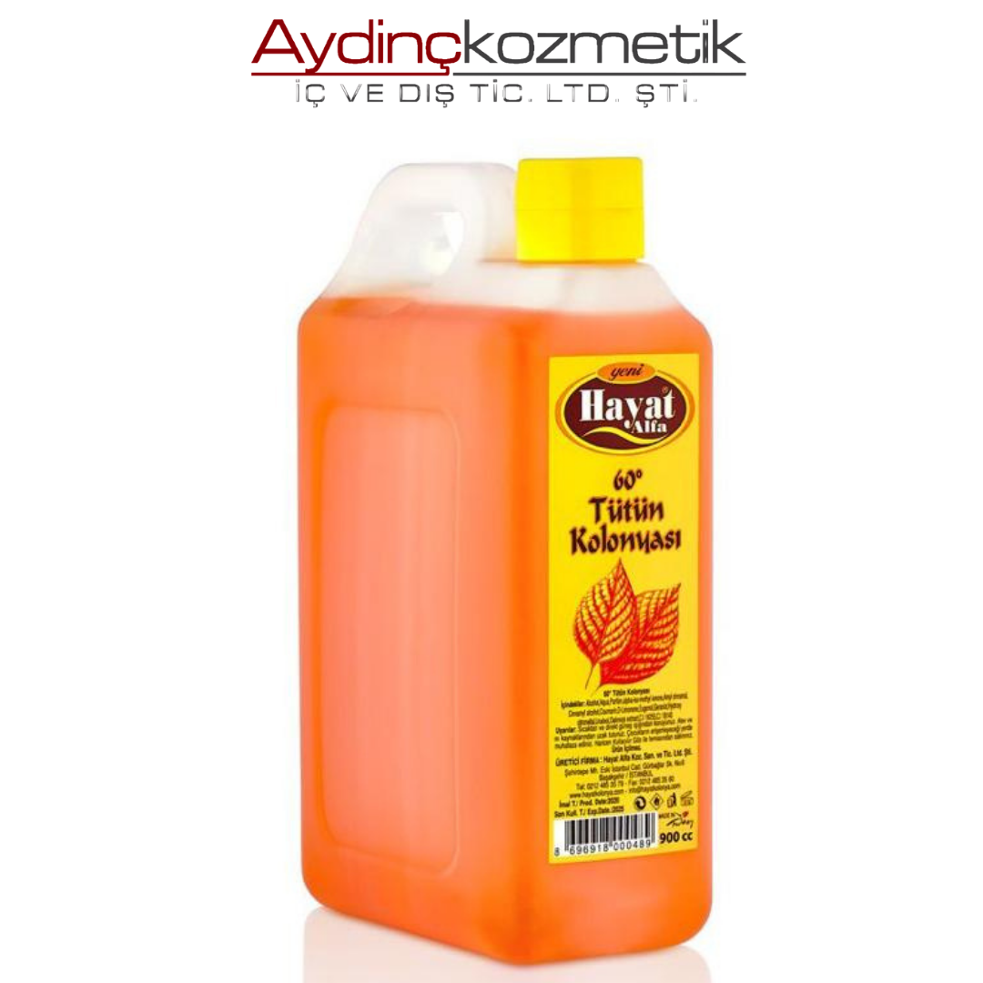 Hayat Kolonya 900 Cc Tütün Kolonya 