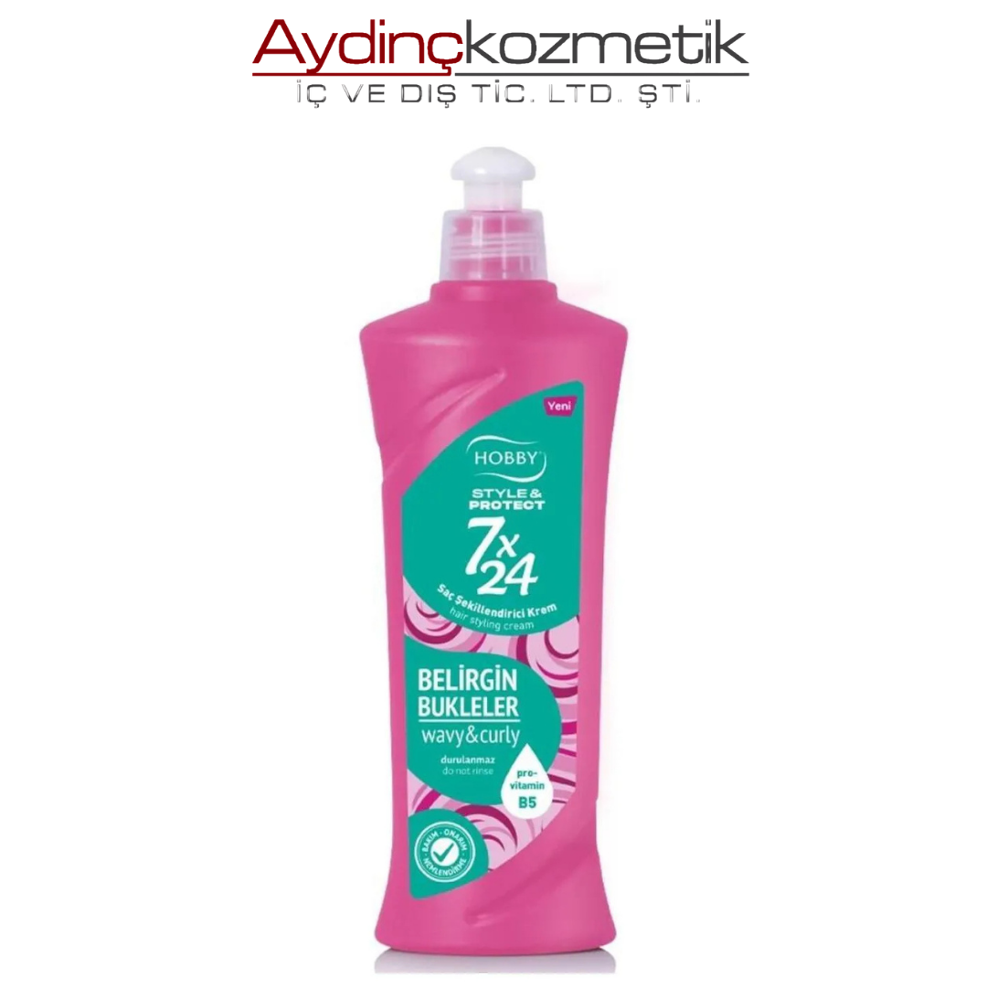 Hobby Saç Kremi̇ 7/24 250ml Beli̇rgi̇n Bukleler 
