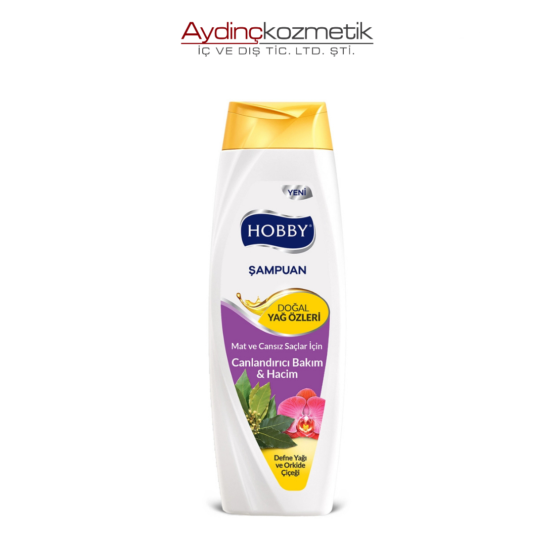 Hobby Şampuan 600 ml Defne Yağı ve Orkide Çiçeği
