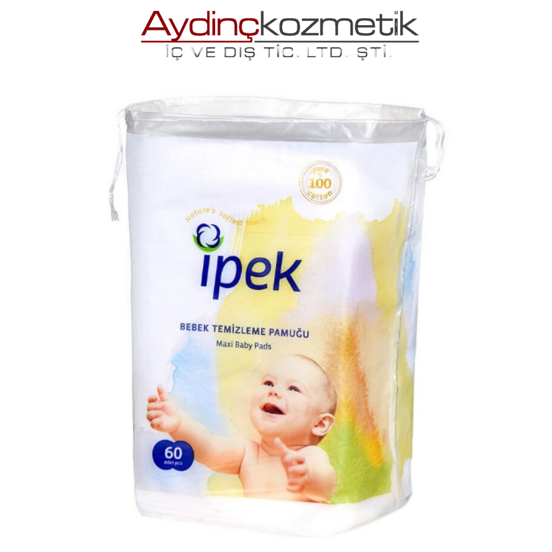 İpek Bebek Temi̇zleme Pamuğu  60li