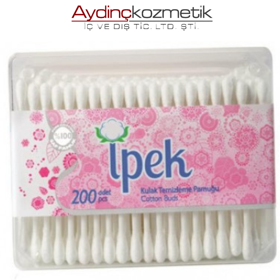İpek Kulak Çubuğu 200 Lü Di̇kdörtgen