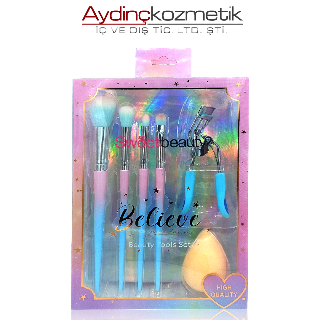 İthal Aksesuar 6 Parça Makyaj Seti