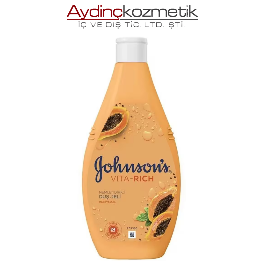 Johnson's Vita Rich Papaya Özlü Nemlendirici Duş Jeli 400 ml